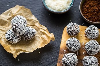 Chlorella Schokoladige Energy-Balls